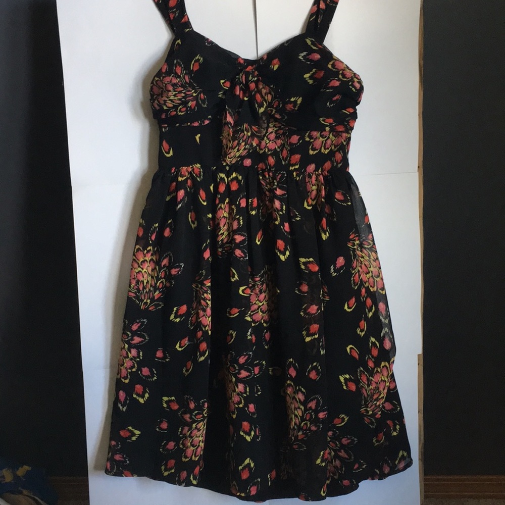 Black Floral Dress
